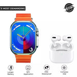 WS10 Ultra-2 + Airpods Pro (With 7 Straps) Versatile and Stylish wearable Technology - Gadget Ghar